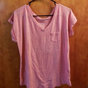 V-neck Pocket T